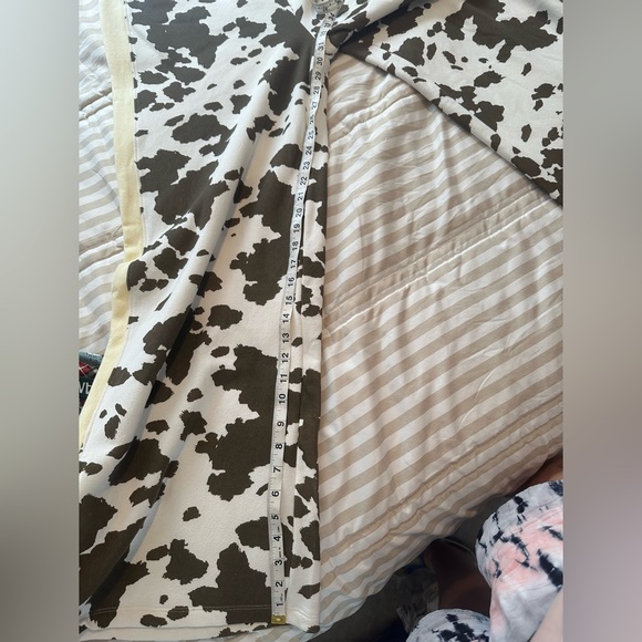 Grayson Threads Cow Print Wide-Leg Pull On Pants Womens Size XL - Picture 10 of 12